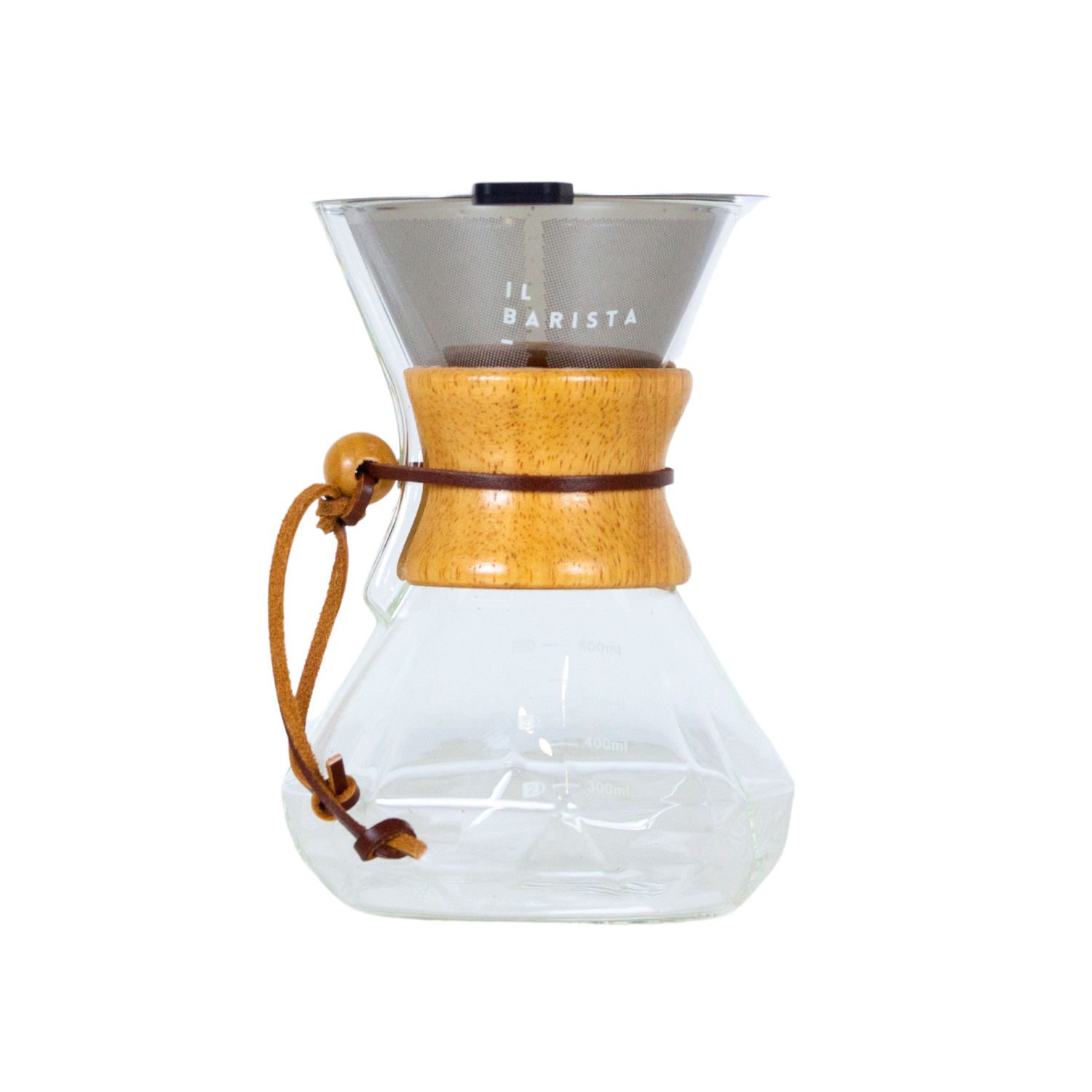 Chemex Madera con Filtro de Acero Inoxidable 600 ml