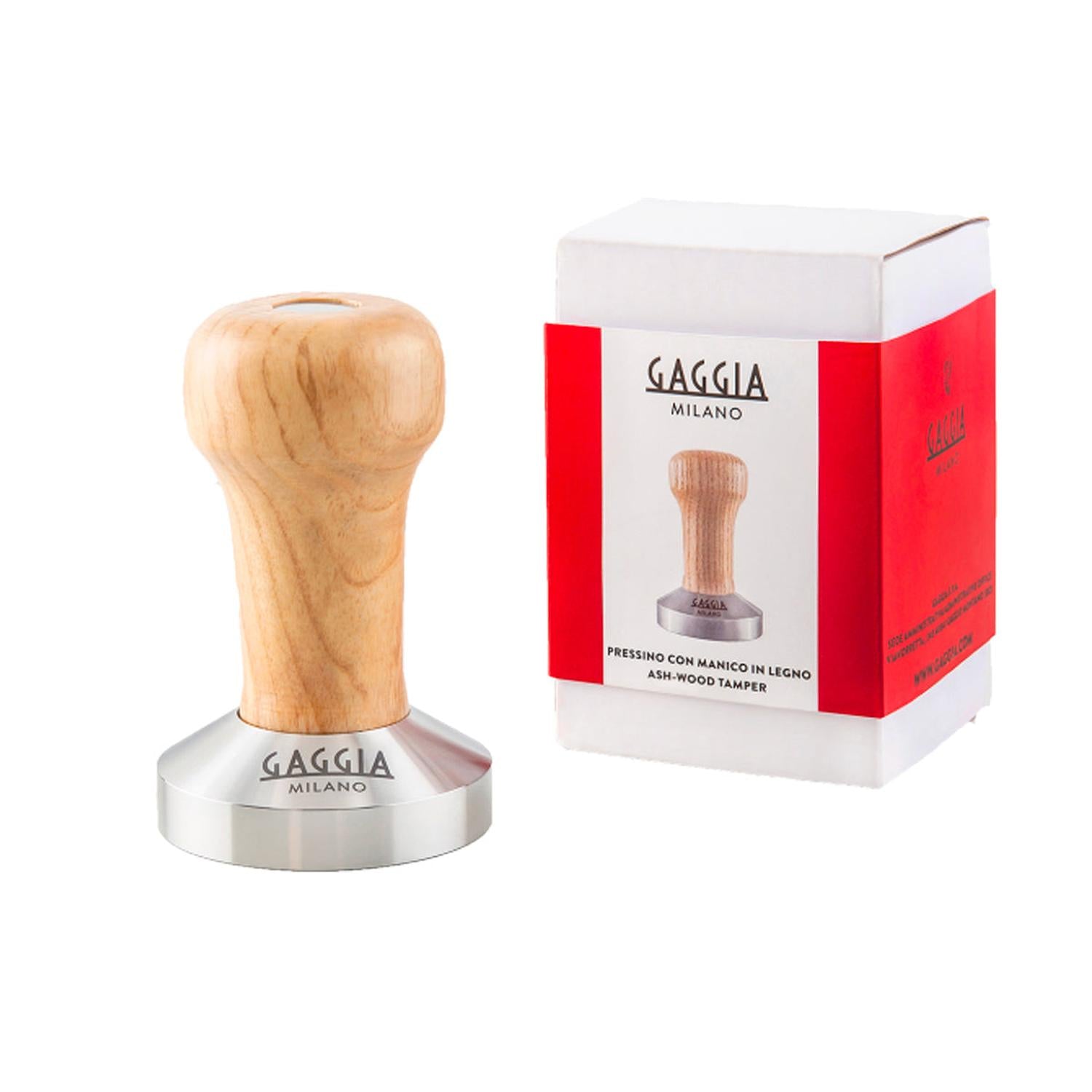 Tamper Gaggia 58mm con Mango de Madera