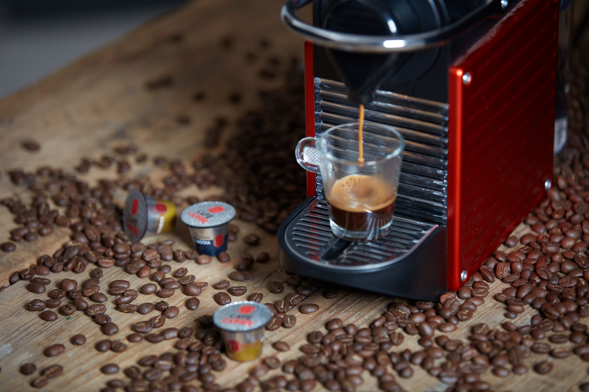 Cafetera Nespresso negra/roja/blanca, gran oferta - AliExpress
