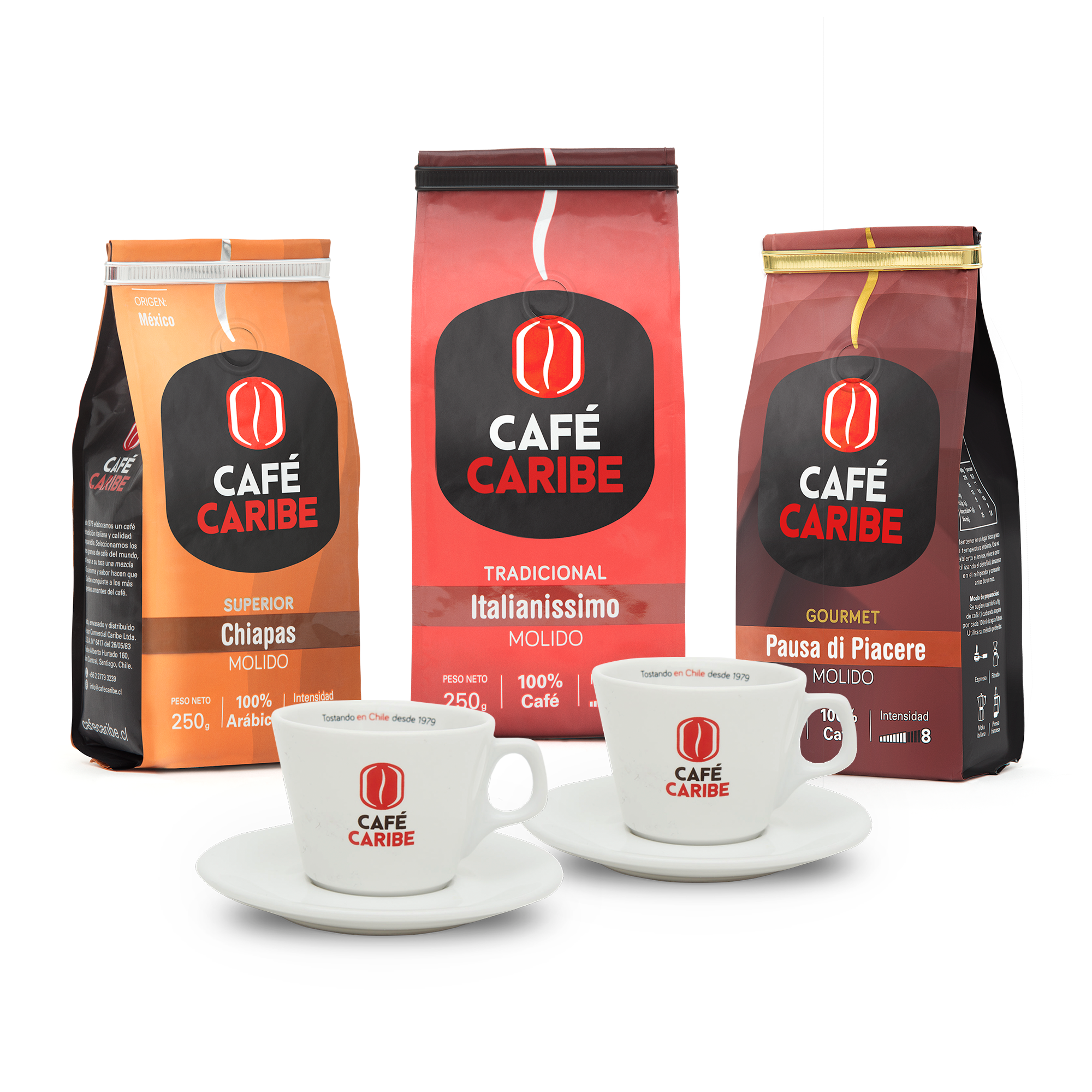 Cafetera Moka italiana de Acero Inoxidable 450 ml - Café Caribe